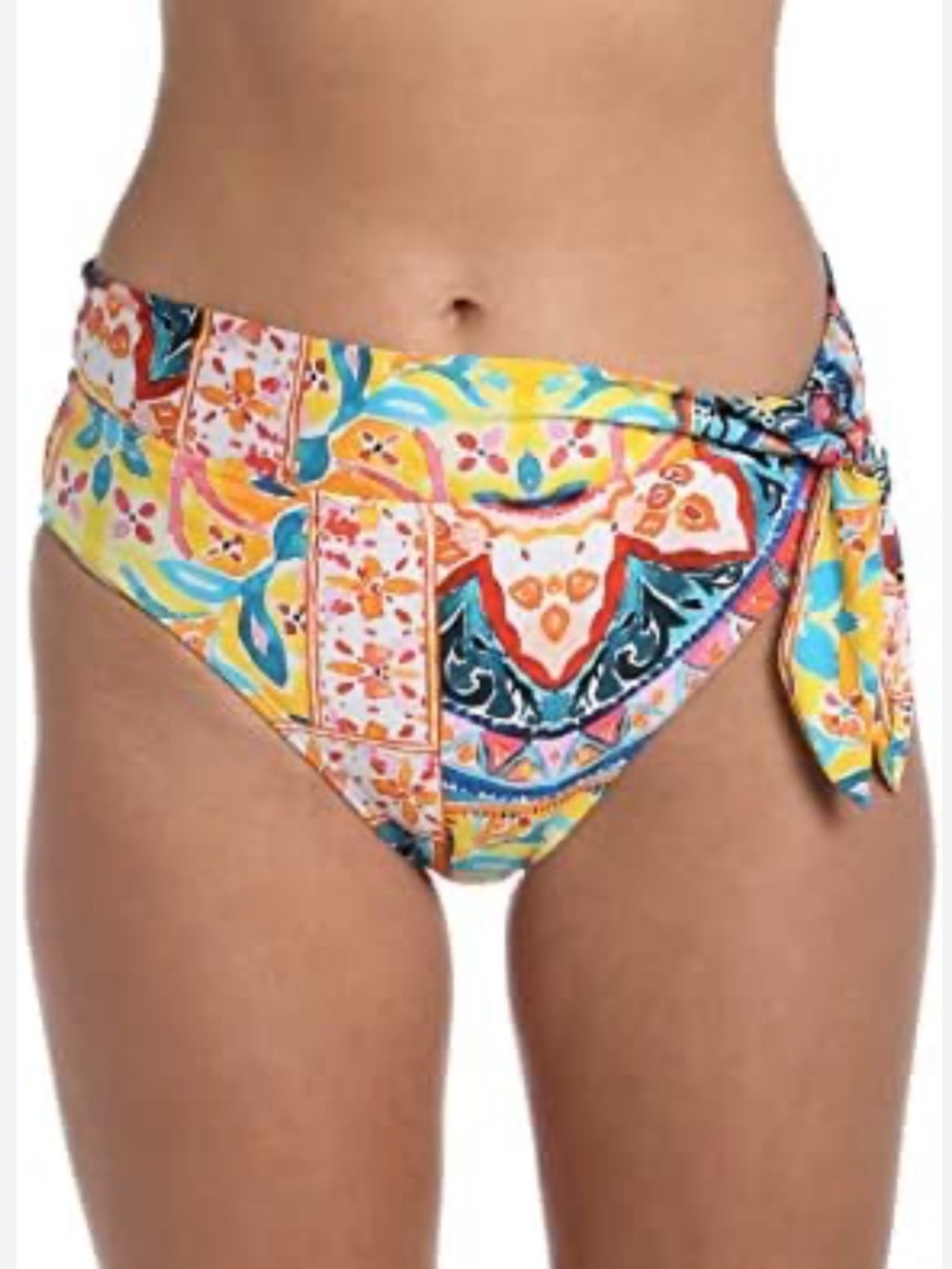 La Blanca Soleil convertible high-waist bikini bottom size 16